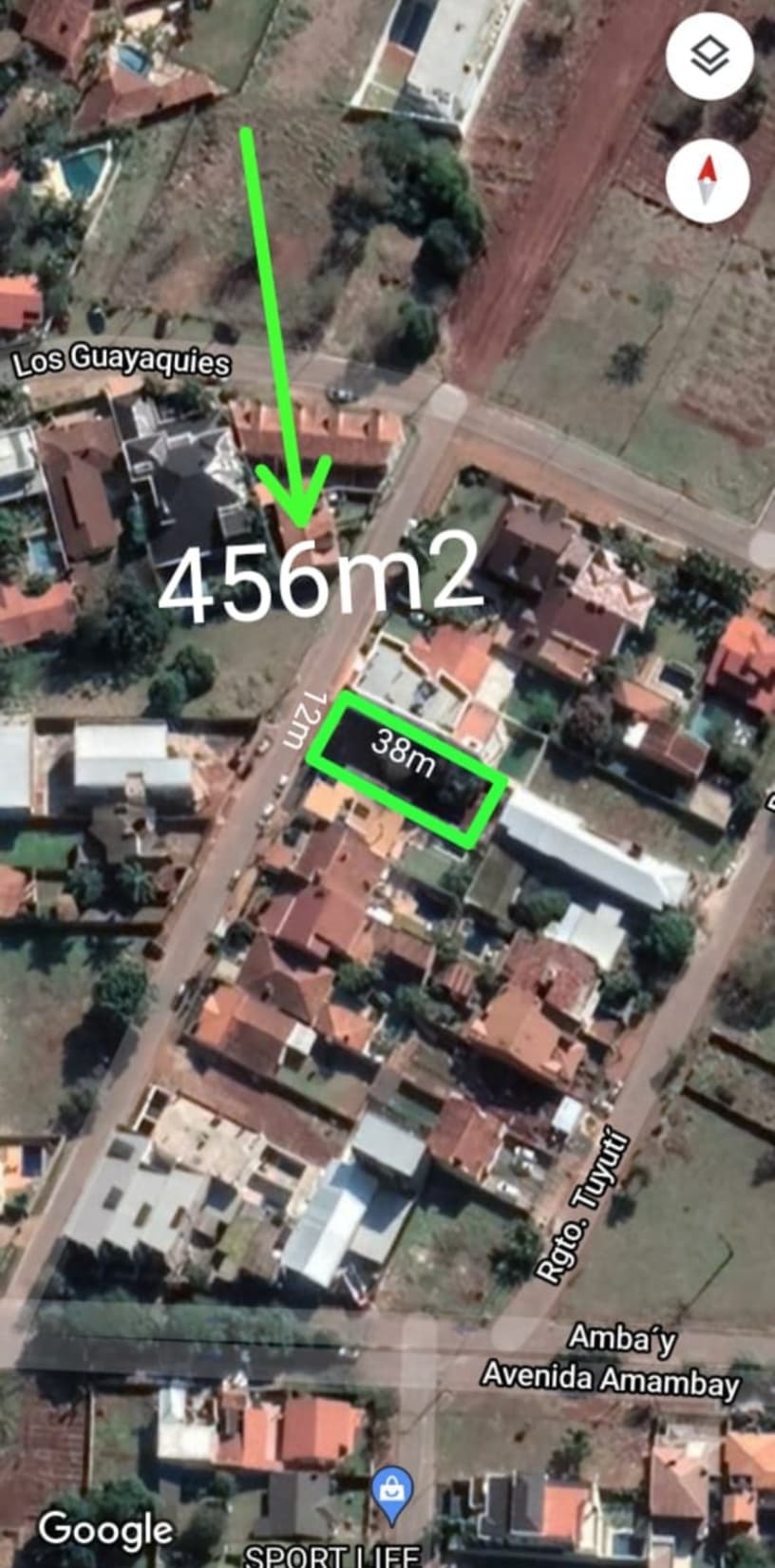 Vendo Terreno En Barrio Boqueron 2! Dimensón: 456m2!!ref.tet