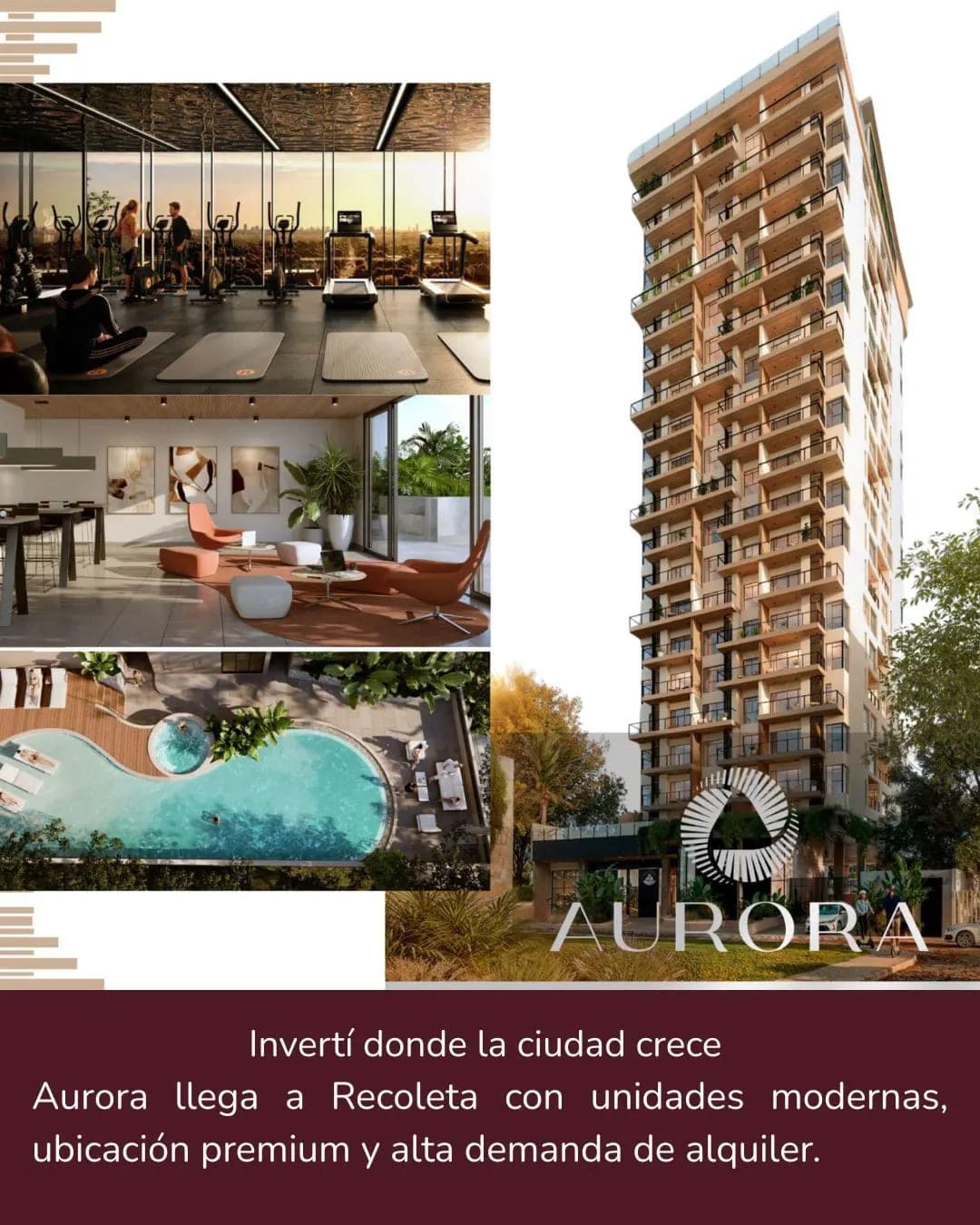 Monoambiente, 1 y 2 habitaciones en pozo, Aurora Recoleta — foto 1