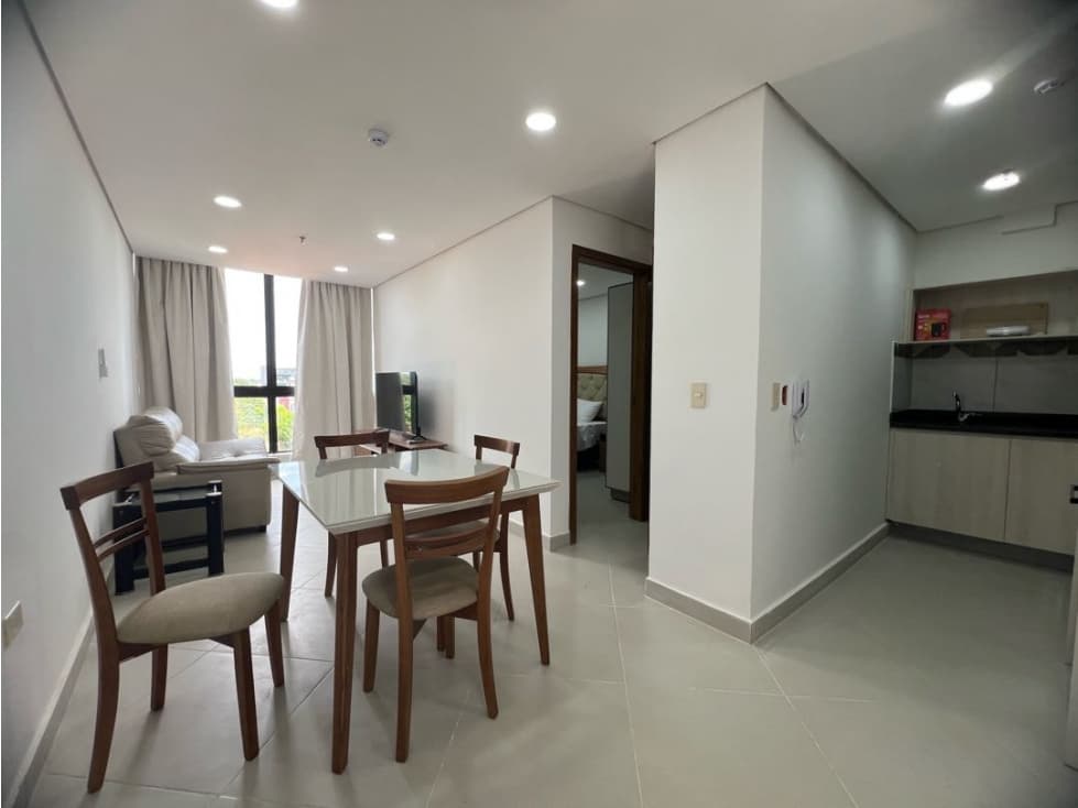 Departamento de 1 dormitorio de 38m2 con cochera con o sin muebles, foto 2