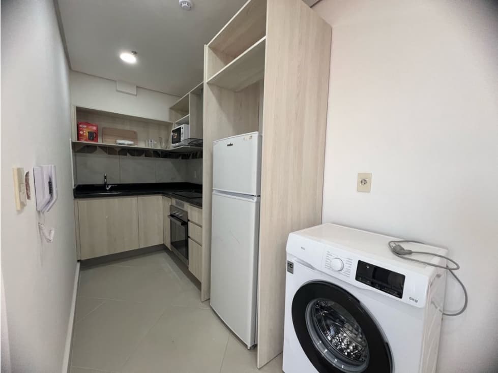 Departamento de 1 dormitorio de 38m2 con cochera con o sin muebles, foto 3