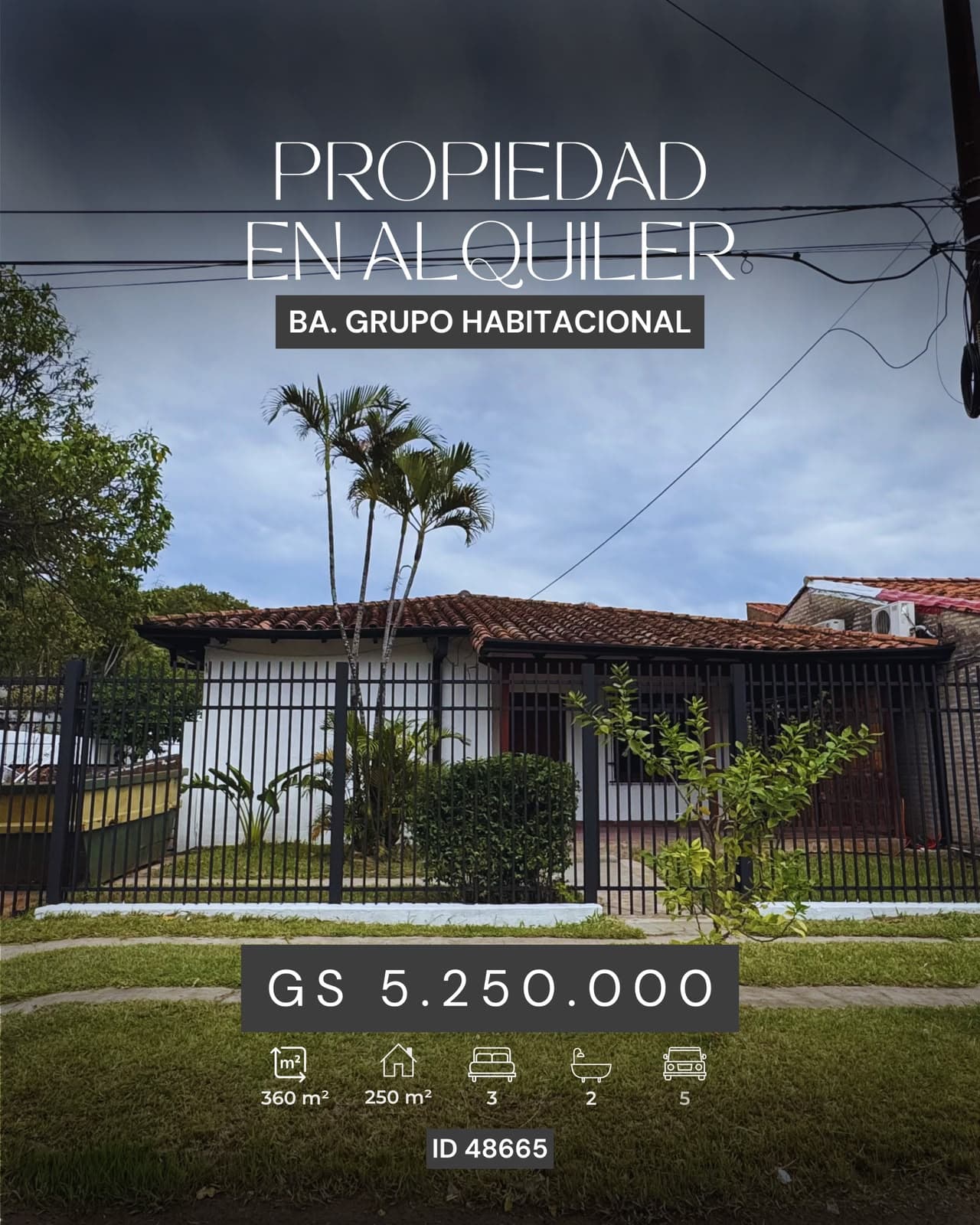 Alquilo hermosa casa en barrio grupo habitacional del aeropuerto