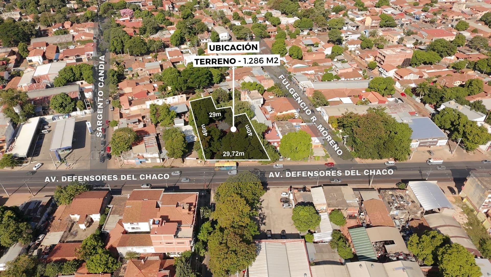 Importante propiedad comercial sobre av. Defensores del chaco