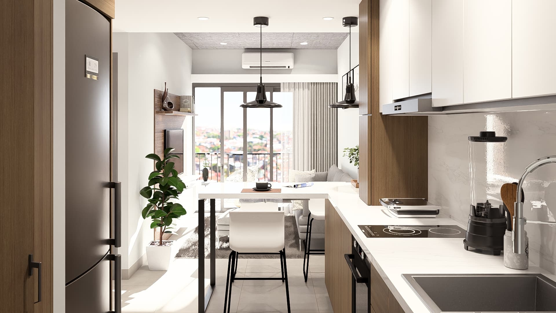 Departamento 2 habitaciones – ykua satí, Asunción, foto 3