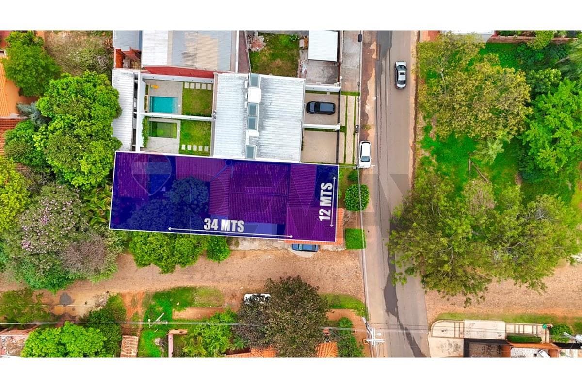 Vendo terrenode 408 m2 en esquina, zona residencial