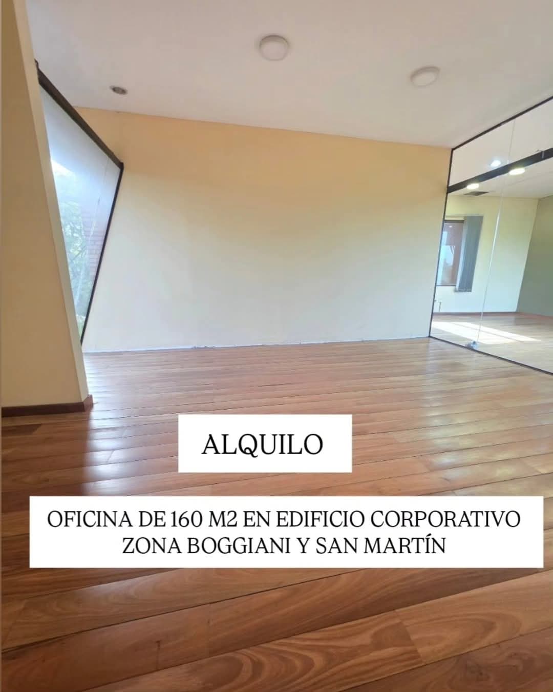 Alquilo oficina en edificio corporativo z/ avdas boggiani y san martín ‼️