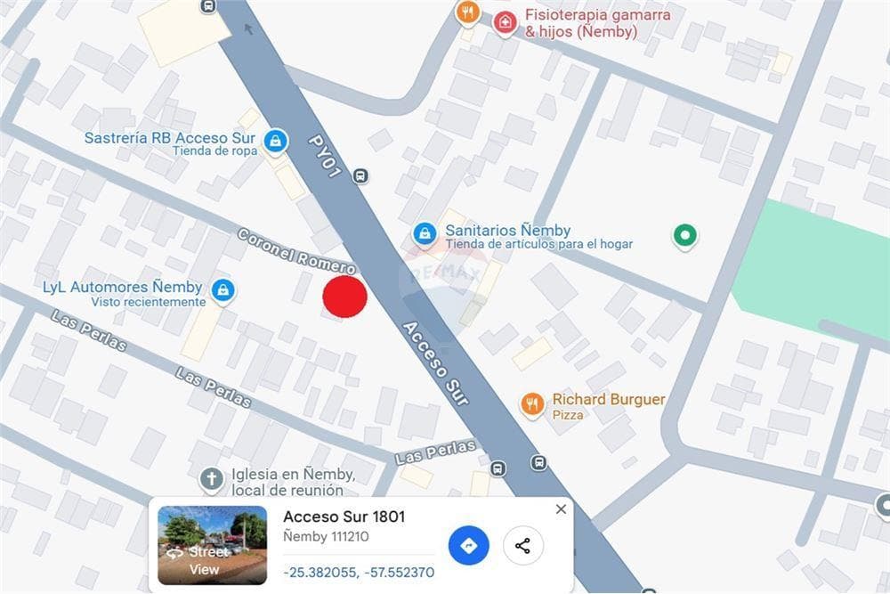 Vendo terreno en Ñemby a metros de acceso sur 1.327 m2