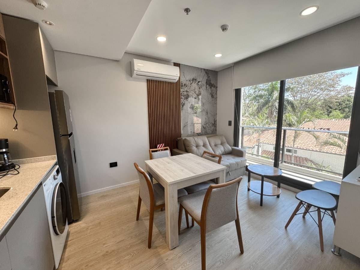 Departamento amoblado de 1 dormitorio en el edificio hit Asunción — foto 4
