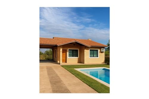 Casa amoblada en alquiler Costa Lago Areguá con piscina y patio, foto 3
