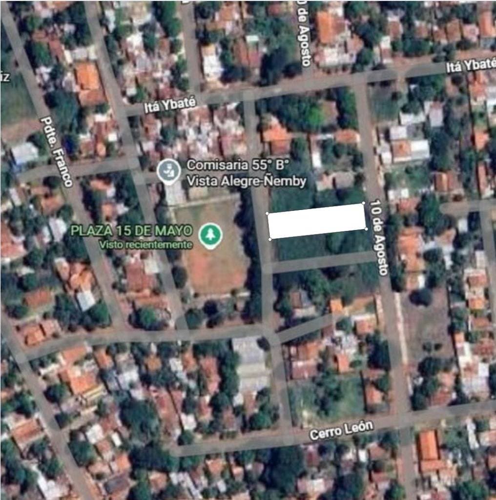 Vendo Terreno 360m2 en Nemby - Vista Alegre