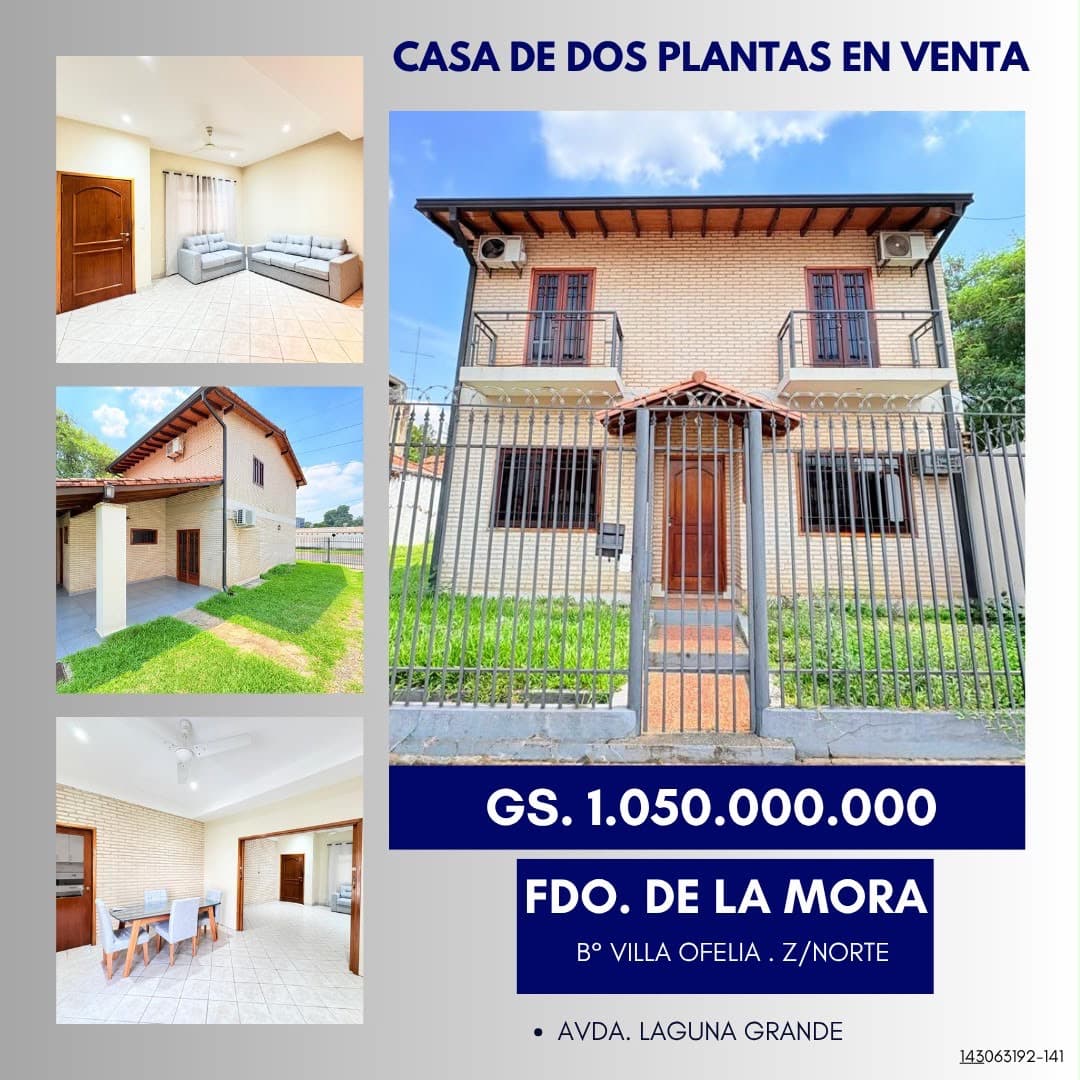 Vendo casa en laguna grande