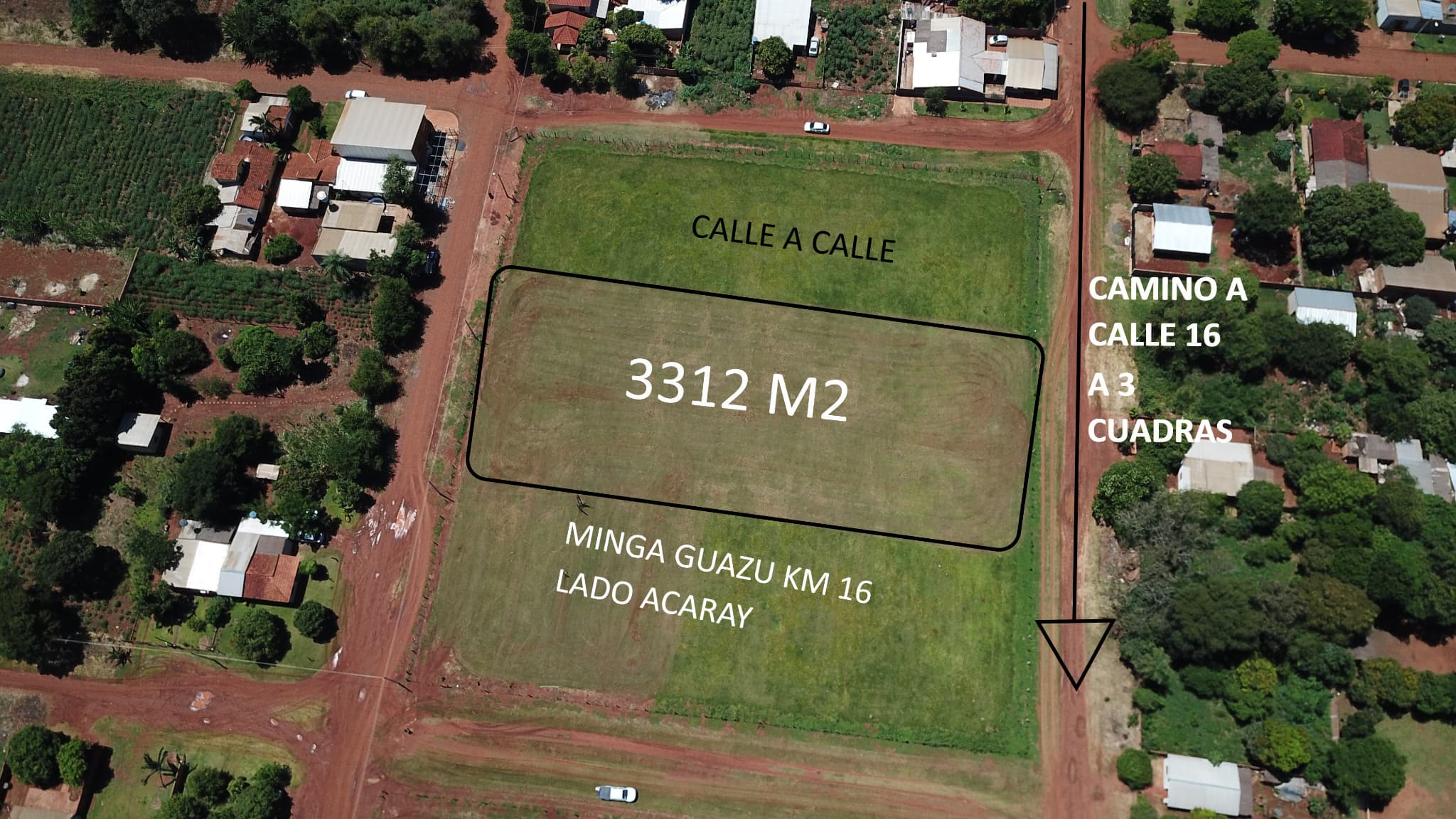 Oportunidad Única: Terreno de 3312 M2 en Venta en la Próspera Minga Guazú