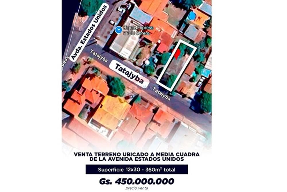 Vendo terreno en barrio obrero