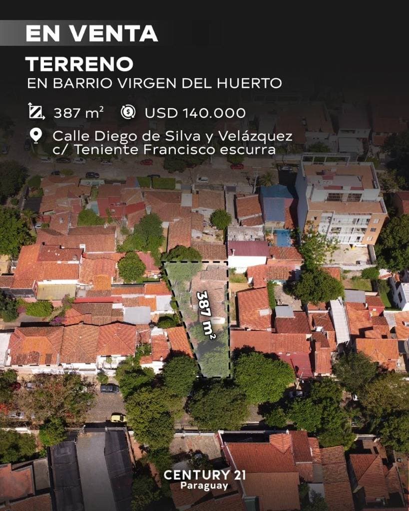 En Venta Terreno De 387m2 - Barrio Virgen Del Huerto Zona Sanatorio Santa Julia, foto 2