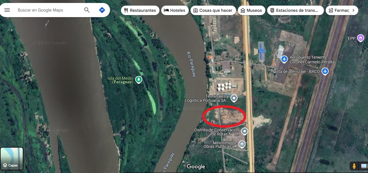 Terreno De 4 Hectáreas Sobre El Rio Paraguay - Concepción — foto principal