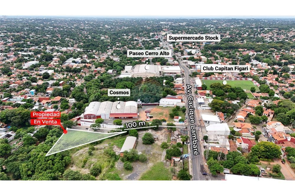 Terreno de 1,790 M2 a una cuadra de cacique Lambaré — foto 3