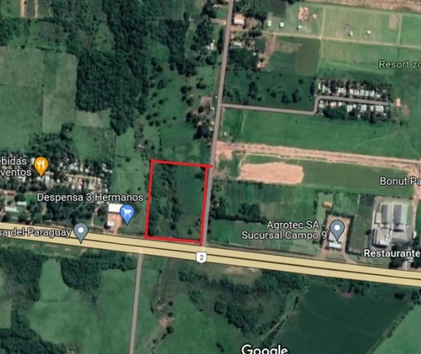 Terreno 4800m2 En Esquina Sobre Ruta - Caaguazú, foto 5