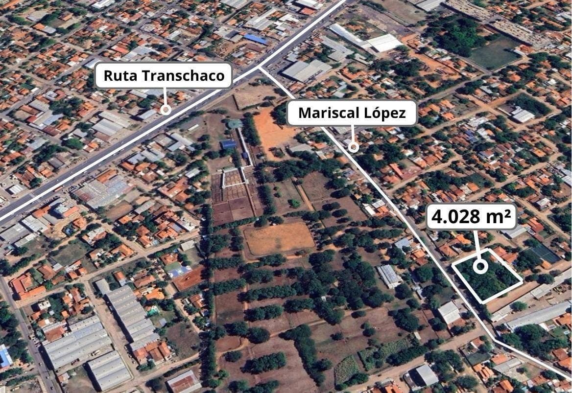 terreno en Esquina 4.028 m² – Mariano Roque Alonso (Z/ Avenida Traschaco), foto 2