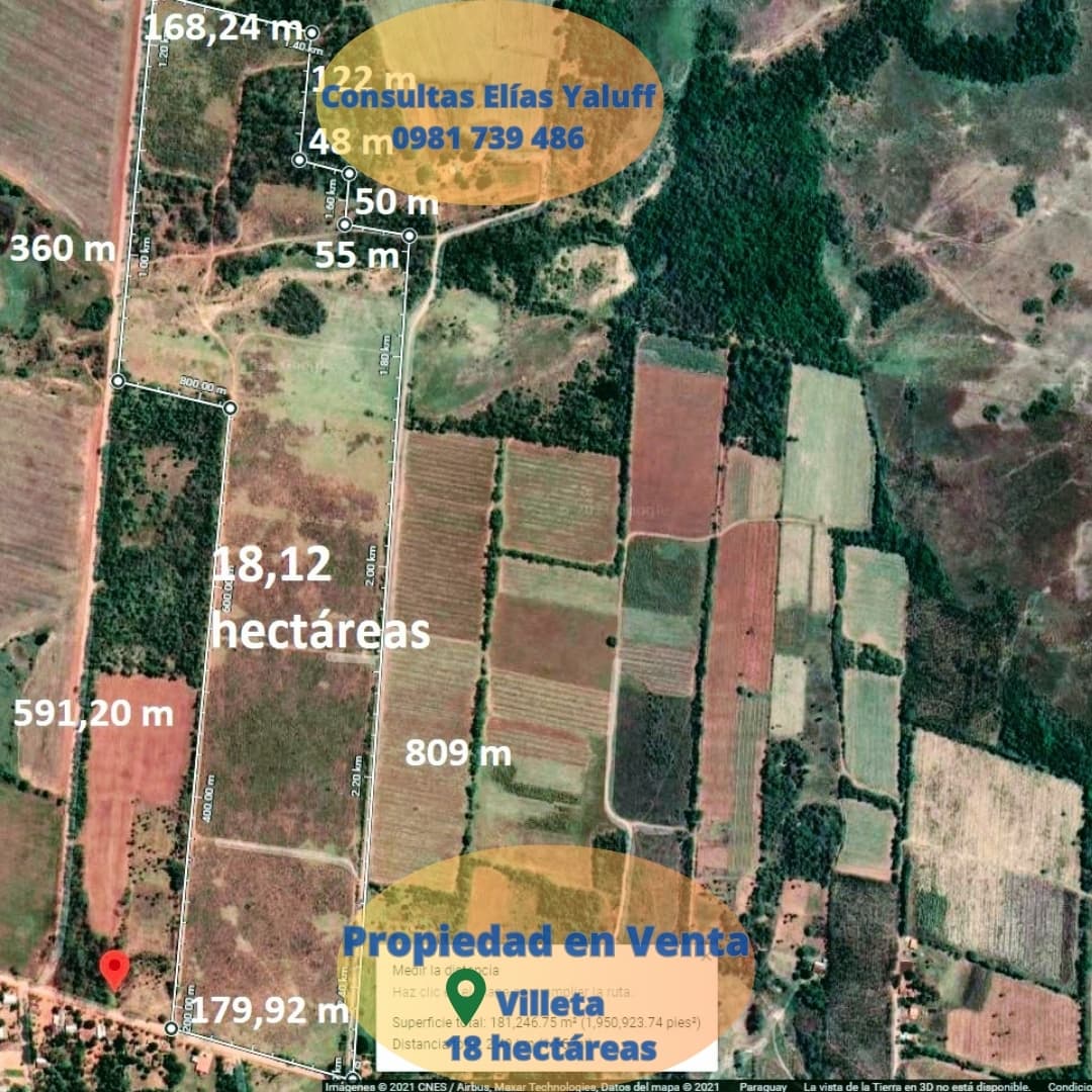 Terreno 18 Has En Villeta Tacuaty — foto 3