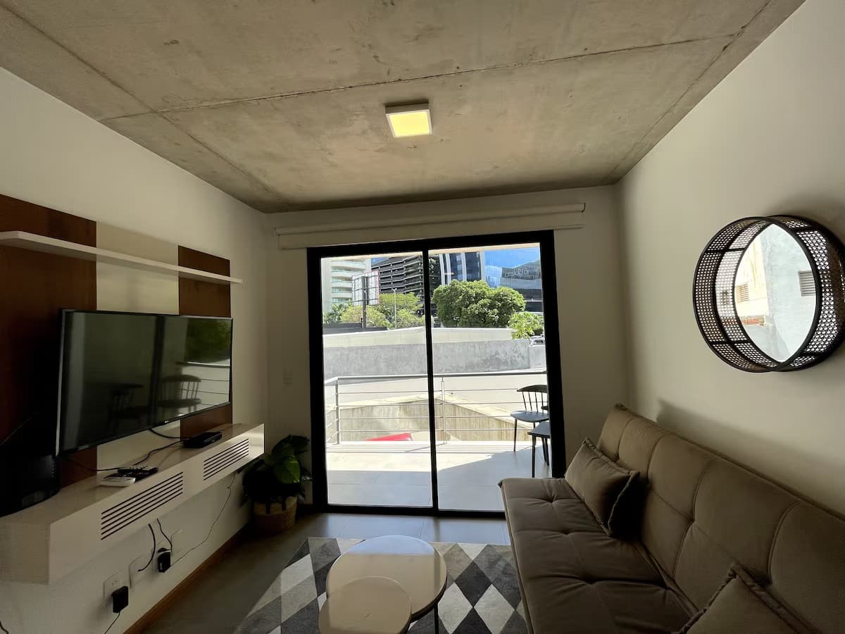 moderno depto de 1 dormitorio amoblado a pasos del Paseo La Galería, foto 3