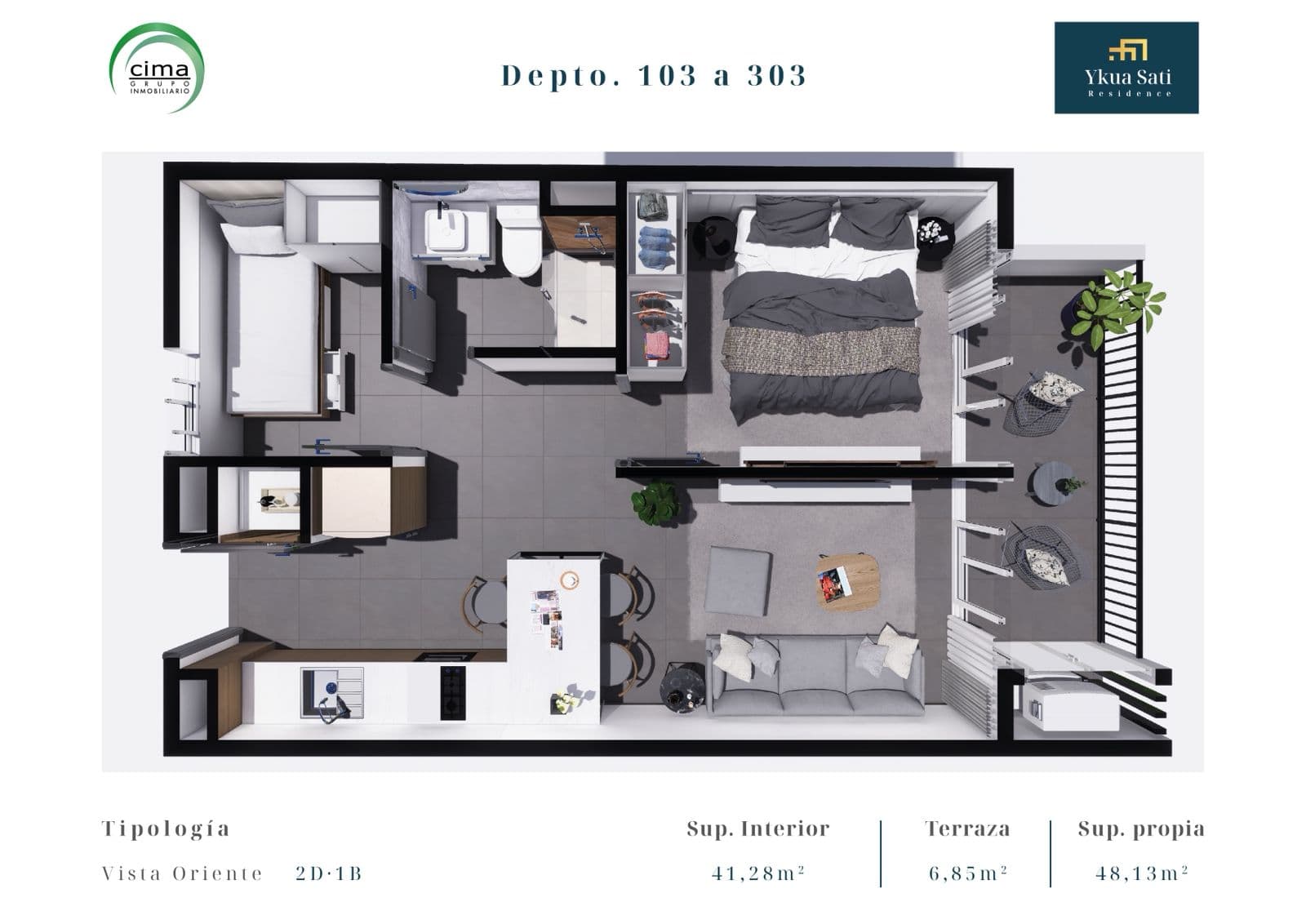 Departamentos en Venta – Barrio Ykua Sati.Edificio Boutique 12 departamentos, foto 4