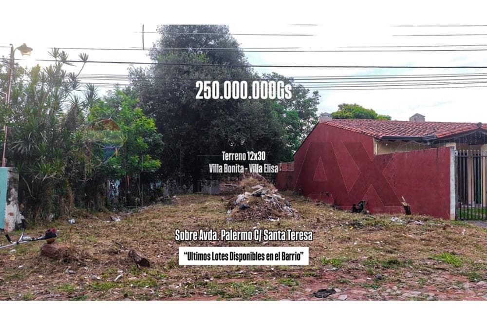 ¡Terreno en Villa Elisa! Villa Bonita