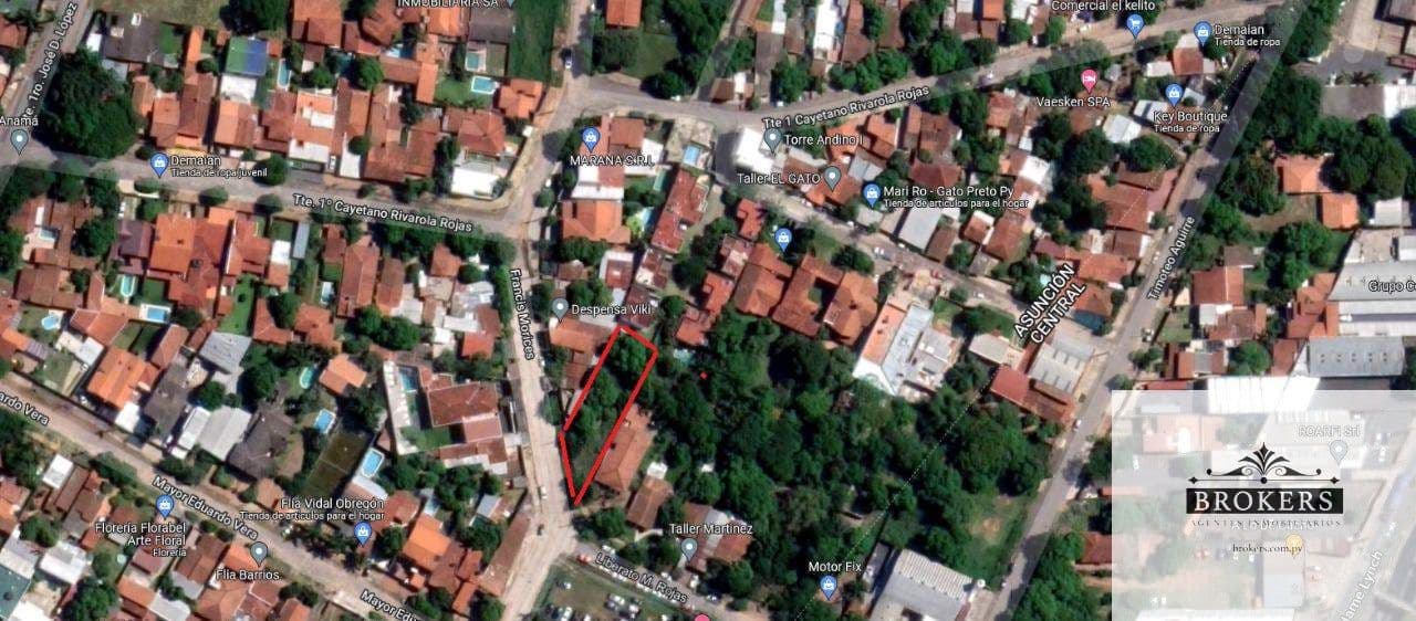 Vendo Amplio Terreno De 615 M2 En Barrio Villa Aurelia