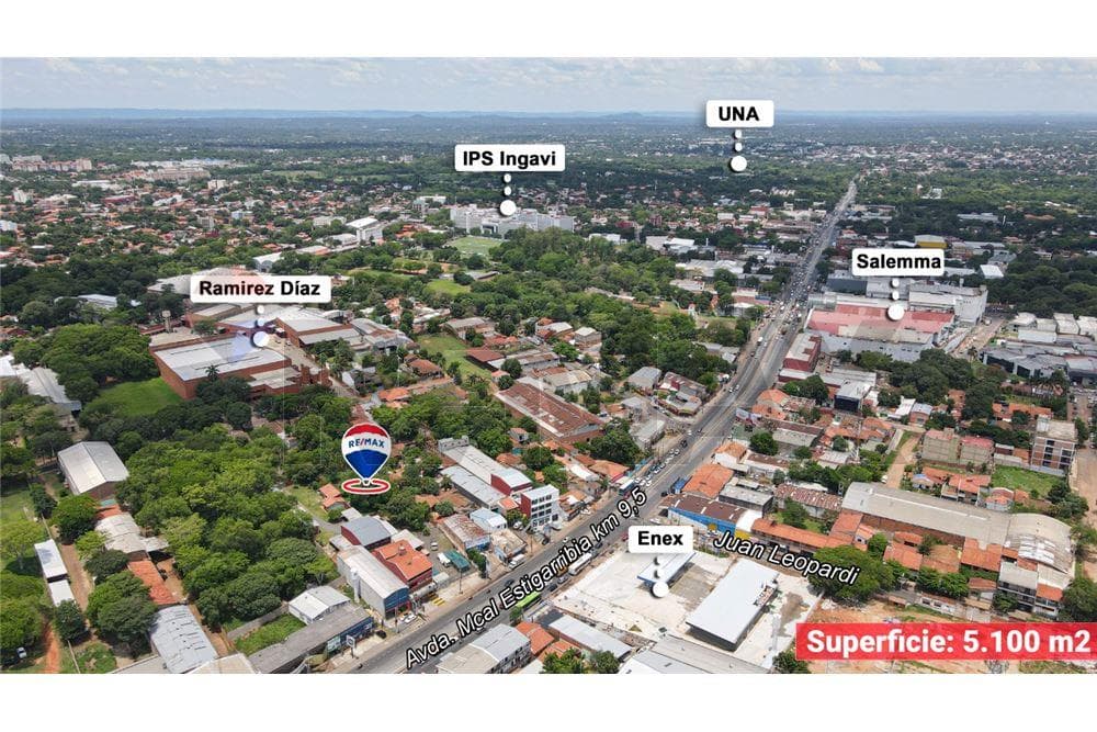 En venta - terreno sobre avda mcal estigarribia, foto 2