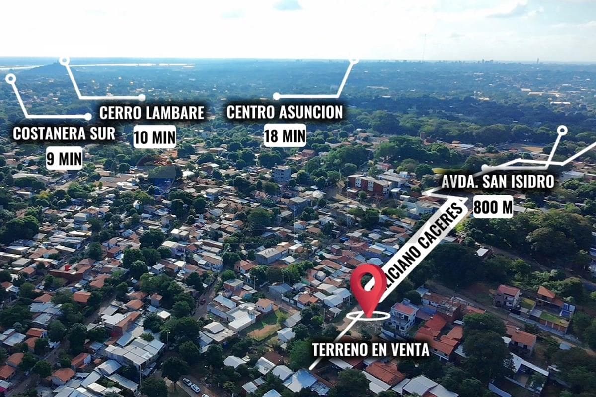Esquina de 360 m2 en b° san isidro - lambare — foto 2