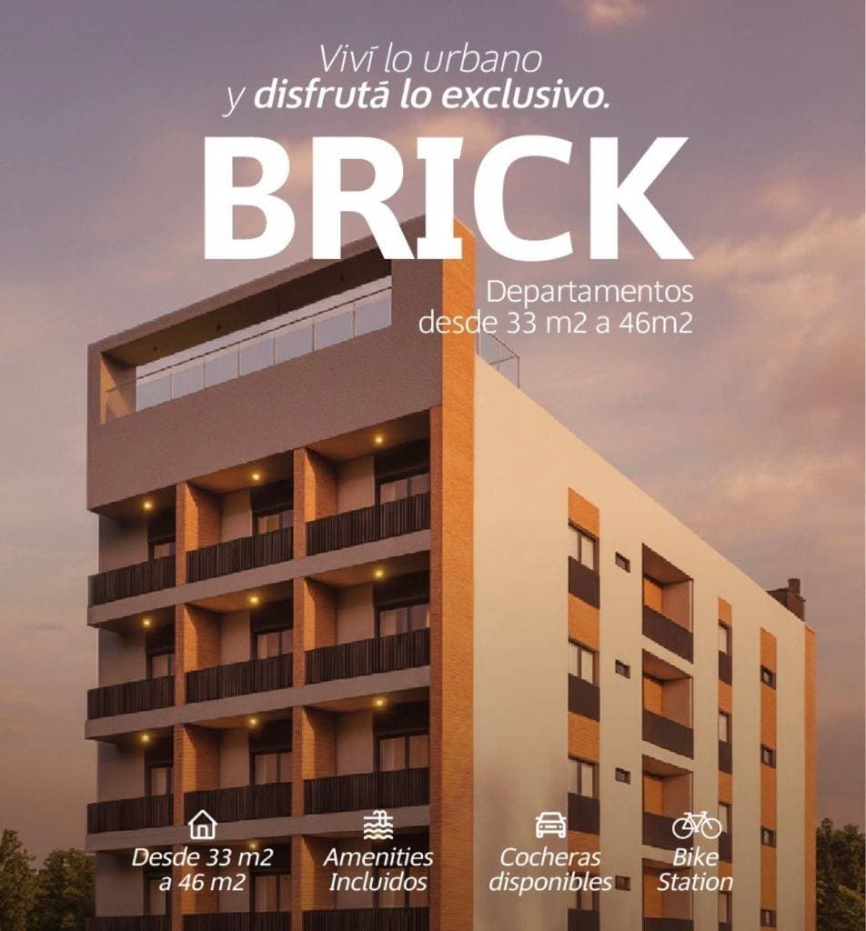 Monoambiente en pozo edificio boutique brick, foto 1