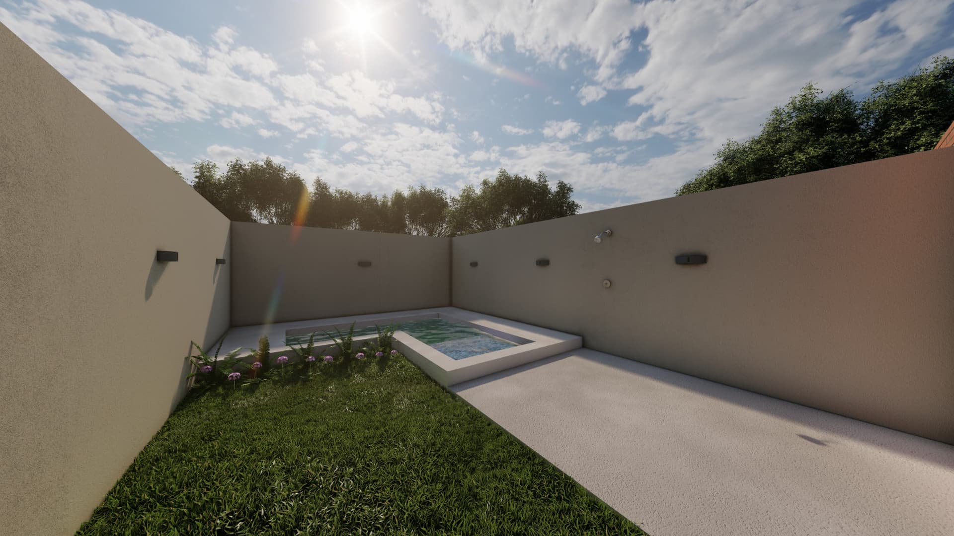 For rent – duplex with pool and bbq | san jorge neighborhood