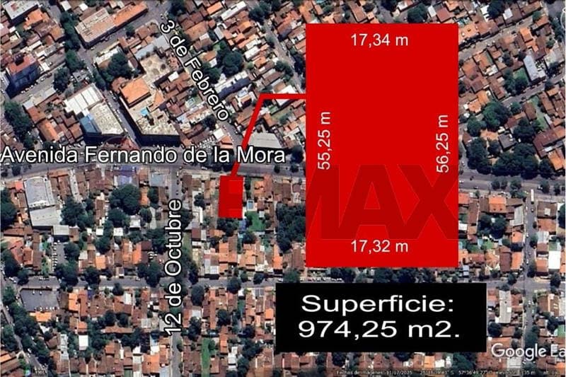Vendo amplio terreno en San Vicente- Asunción