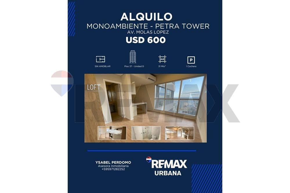 Departamento - Alquiler - Carmelitas, Asunción, Paraguay