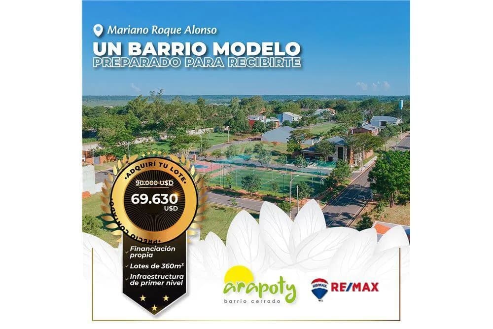 Vendo terrenos en barrio cerrado
