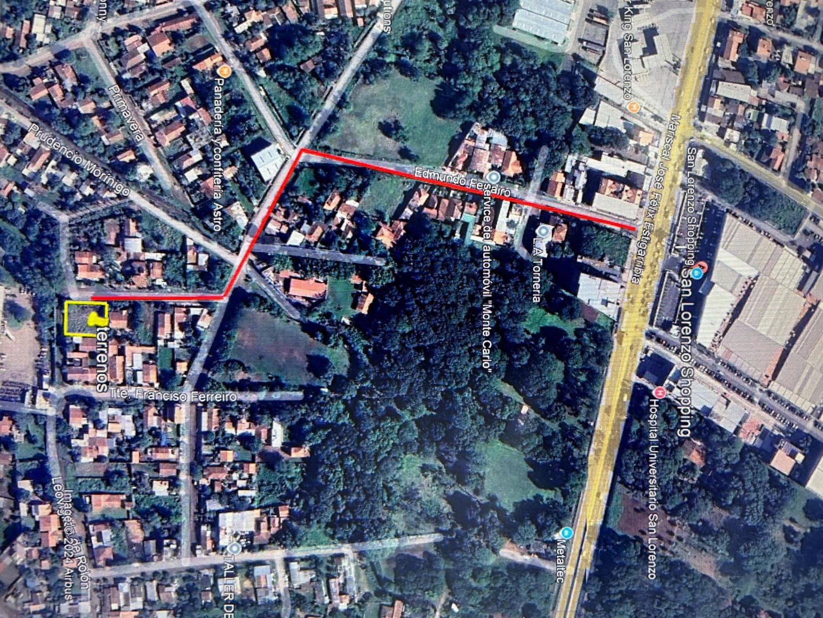Vendo 2 terrenos juntos - San Lorenzo - bo. Virgen de fátima