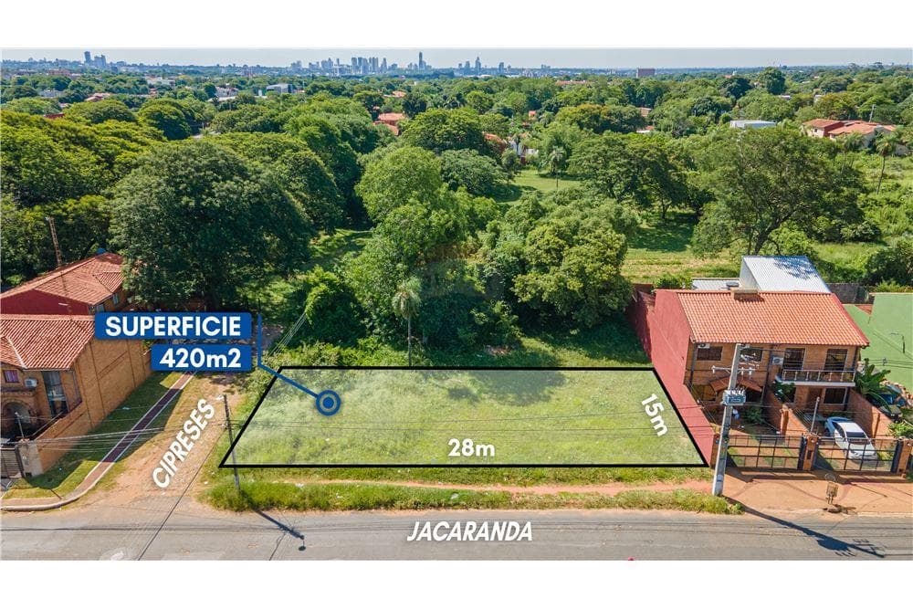 Vendo terreno en esquina zona laguna grande