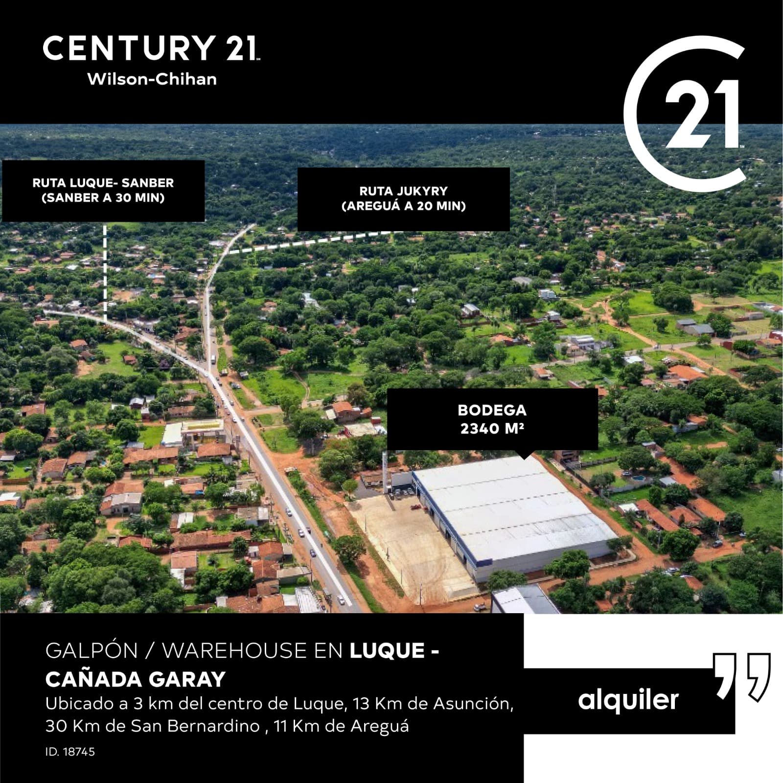 Galpon/ warehouse ruta Luque San Bernardino - cañada garay, foto 5