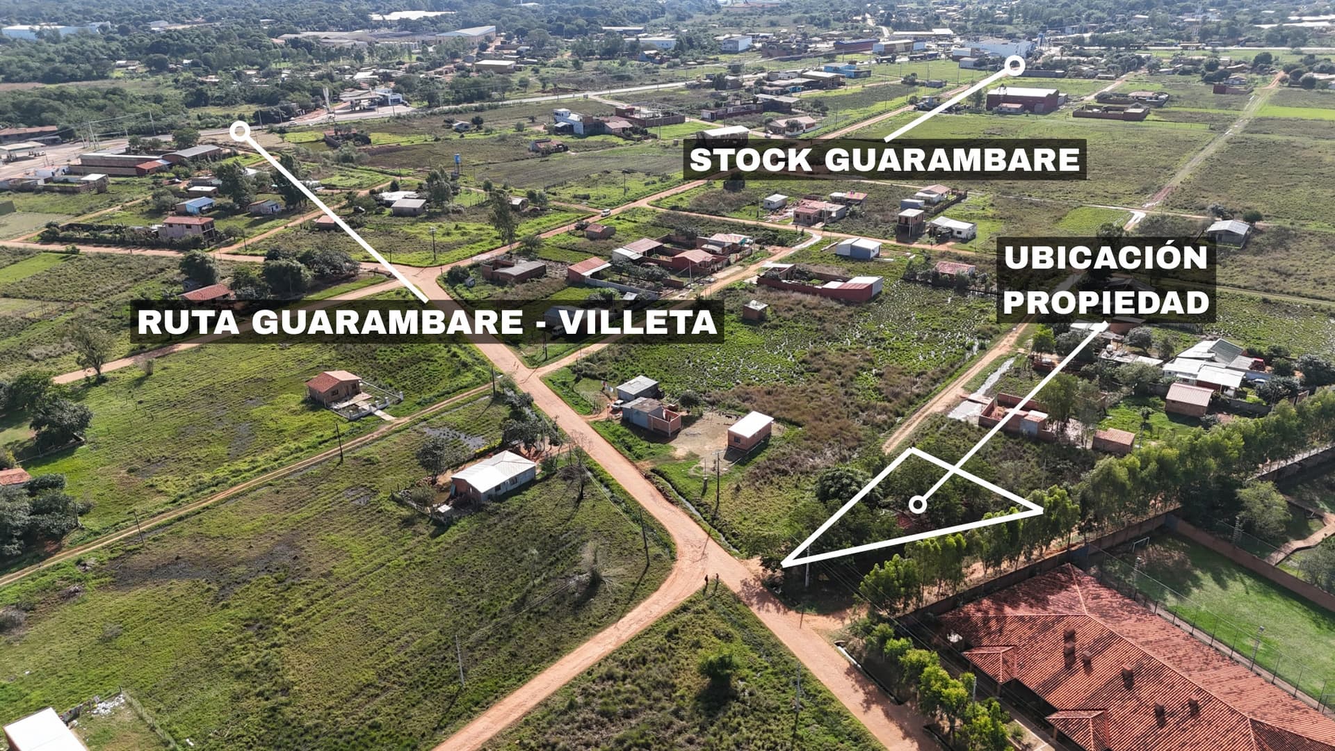 Terreno en venta guarambaré, foto 2