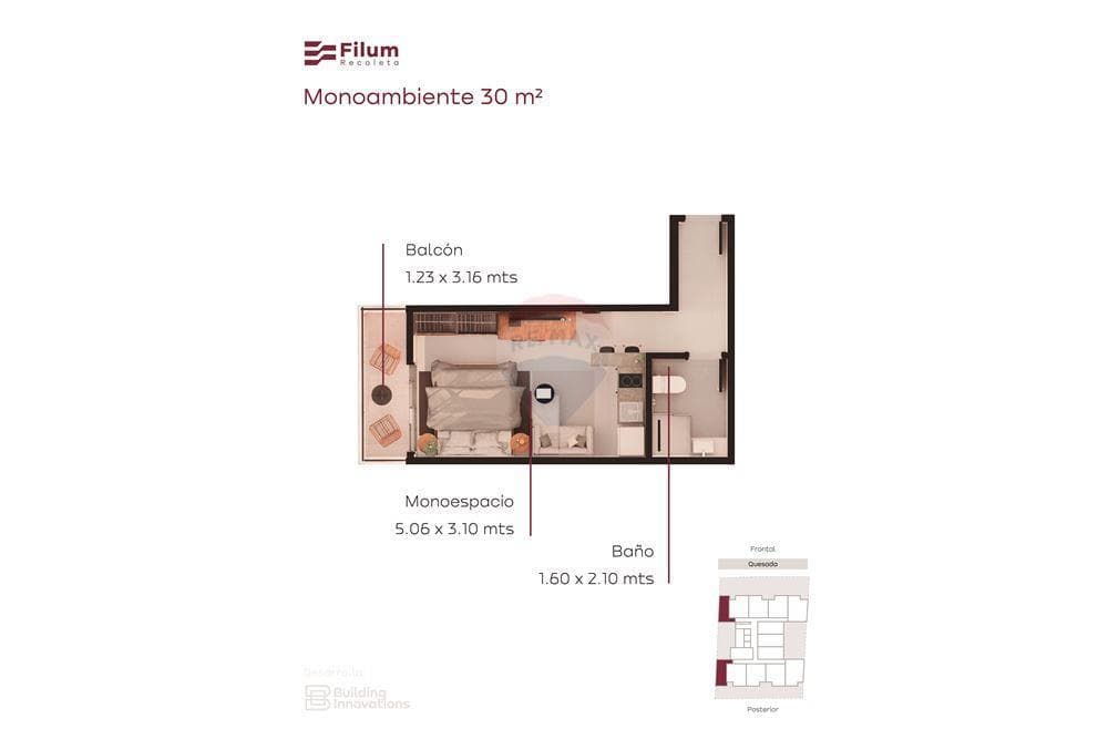 Departamento en filum Recoleta ✨, foto 3