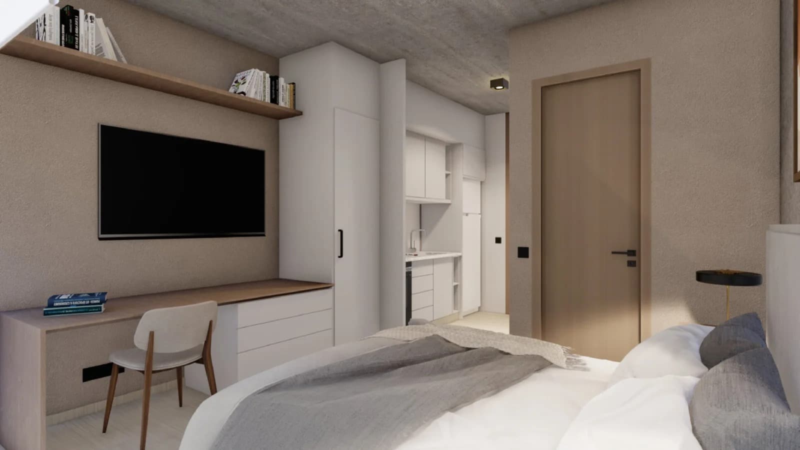 Qubo studio monoambiente - apart office- Villa Morra — foto 3