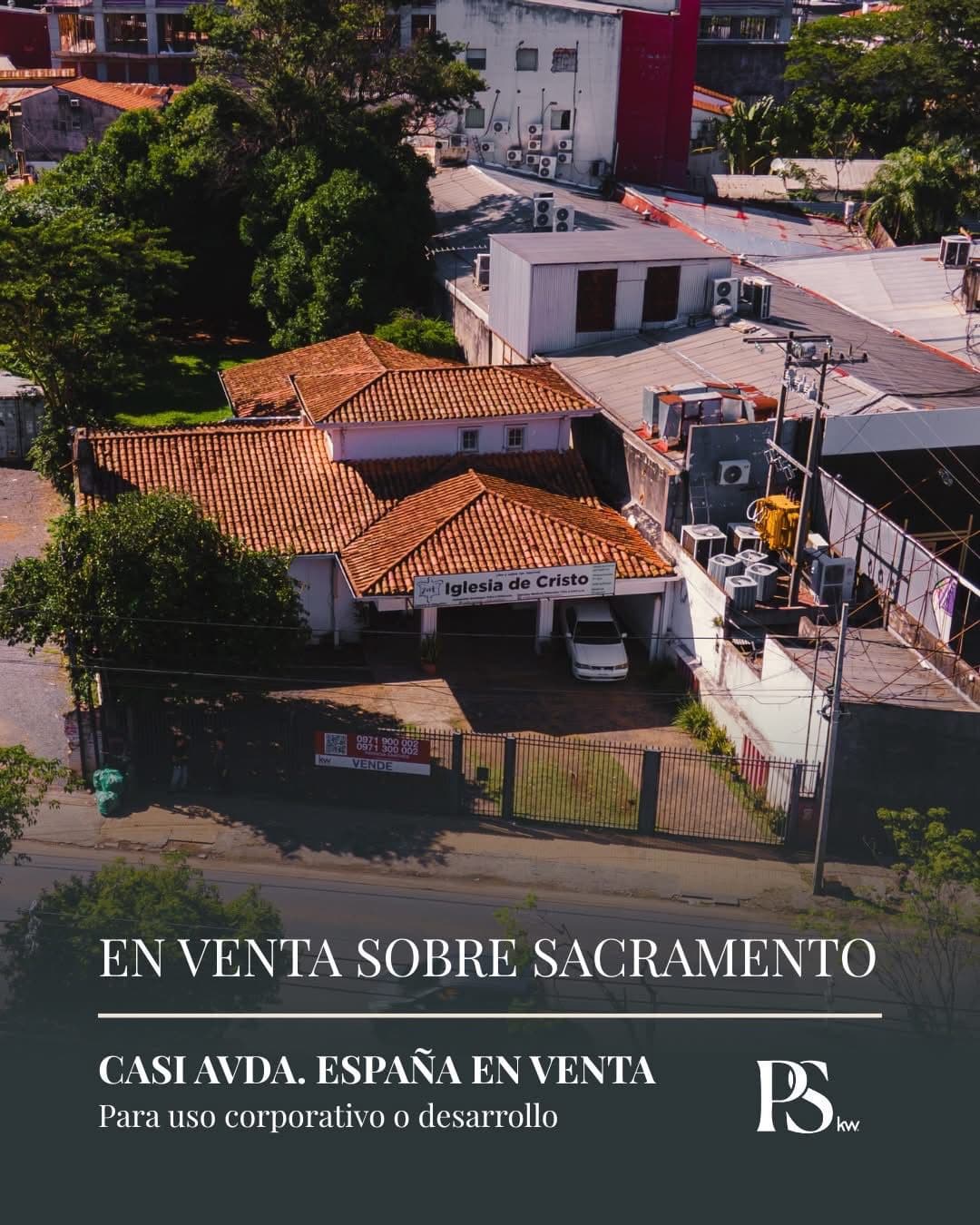 En venta propiedad sobre Avenida Sacramento esquina España