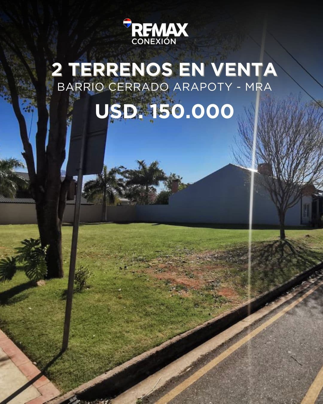 Dos Terrenos Juntos (720 m²) en Barrio Cerrado ARAPOTY MRA, Full Amenities, foto 3