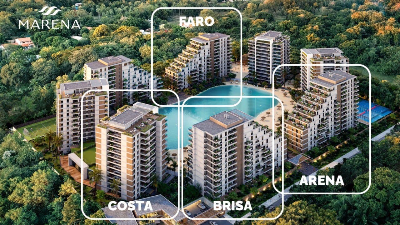 departamentos alrededor del Crystal Lagoon Luque Marena