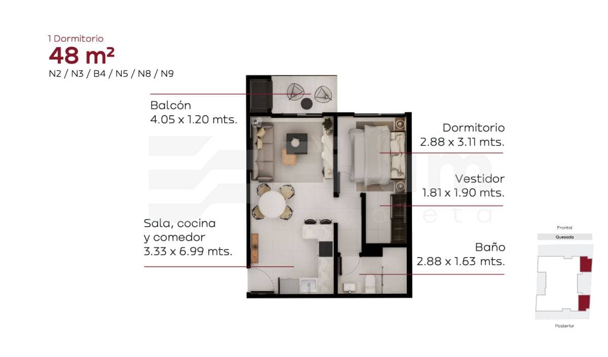 En venta departamentos en pozo - filum Recoleta — foto 3