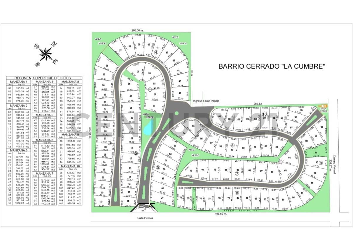 Venta de Terreno en Altos, Cordillera