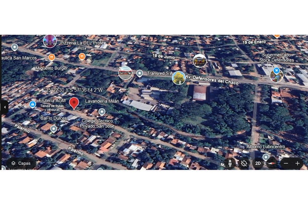 Terreno-Venta-Milán y Santa Teresa, Villa Bonita, Villa Elisa, Central
