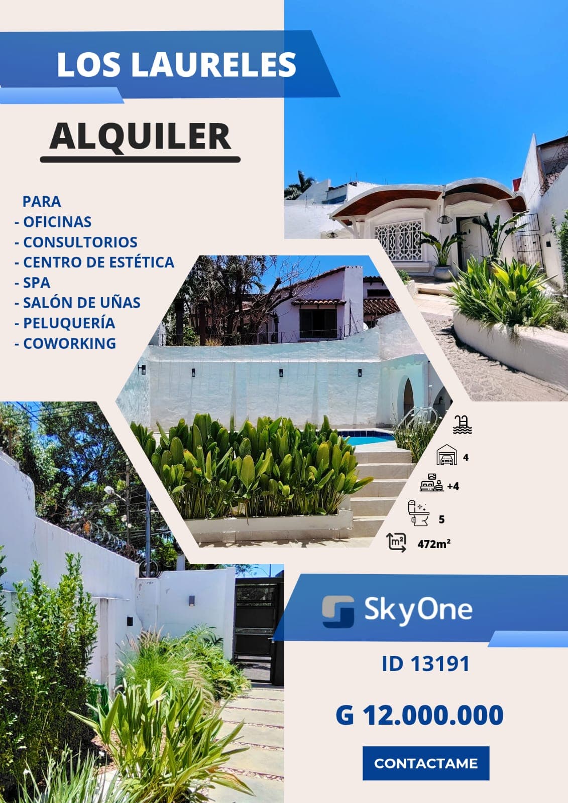 Casa en alquiler Barrio Mcal Estigarribia
