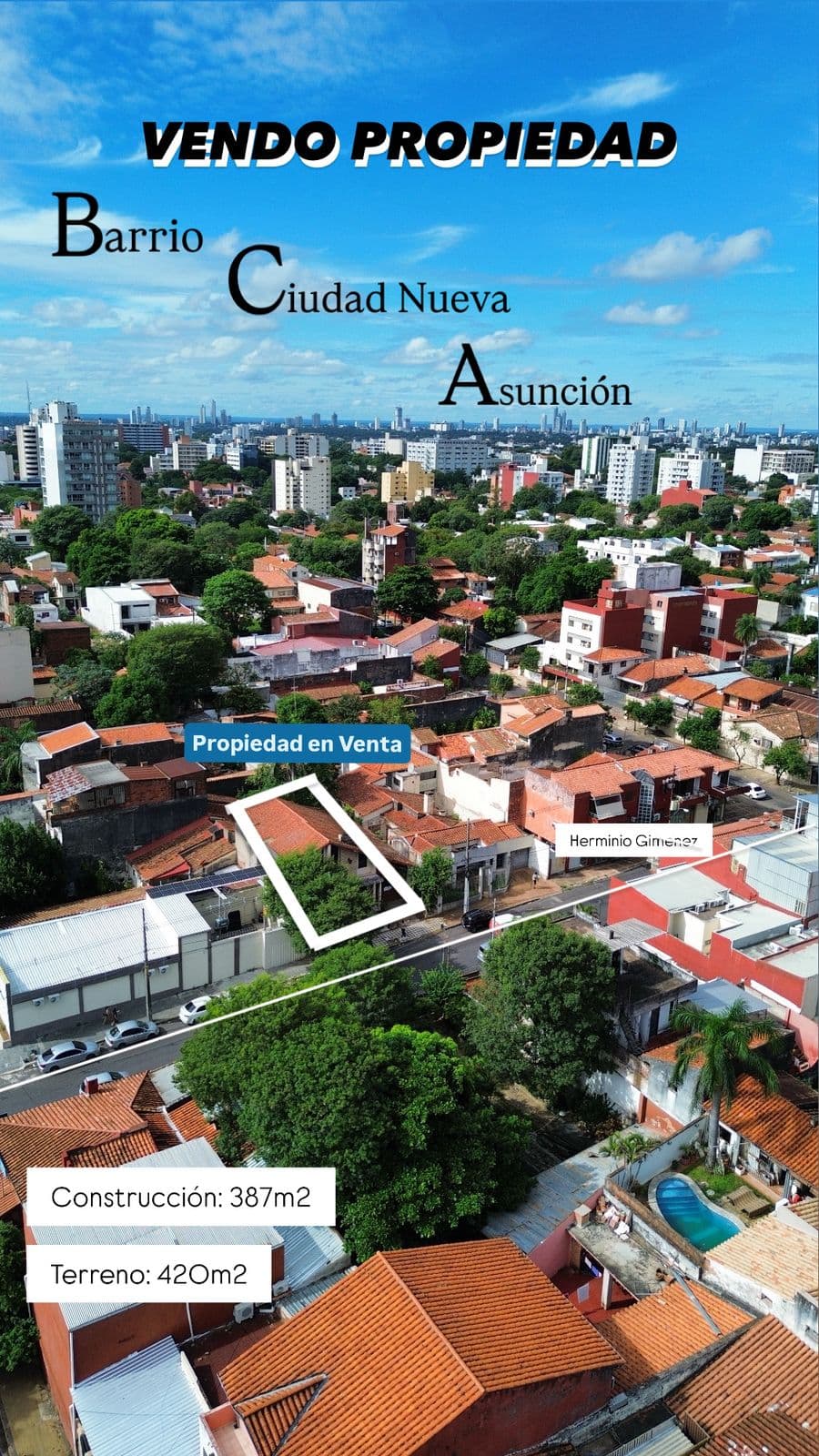Vendo propiedad en oferta zona mercado 4 de asuncion