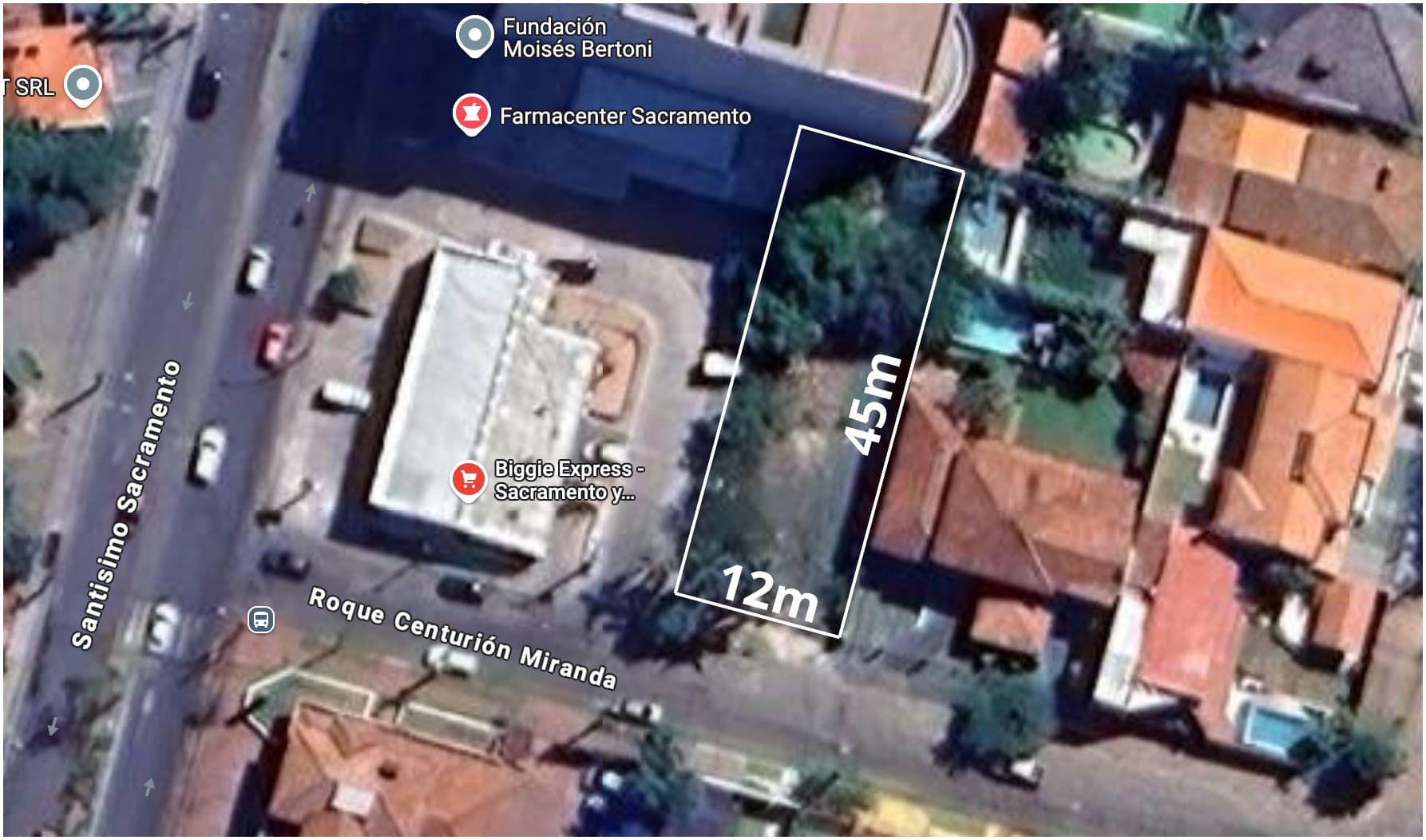 Excelente terreno de 540m2 a metros de la av. Sacramento — foto principal