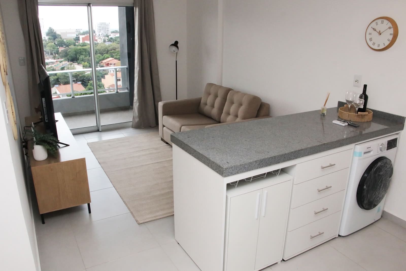 Molas lópez, en alquiler, departamento de 1 dormitorio amoblado, con cochera — foto 5