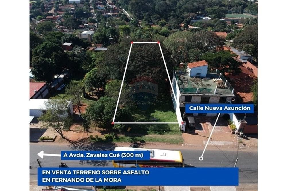 Vendo terreno en fernando zona sur 802 m2